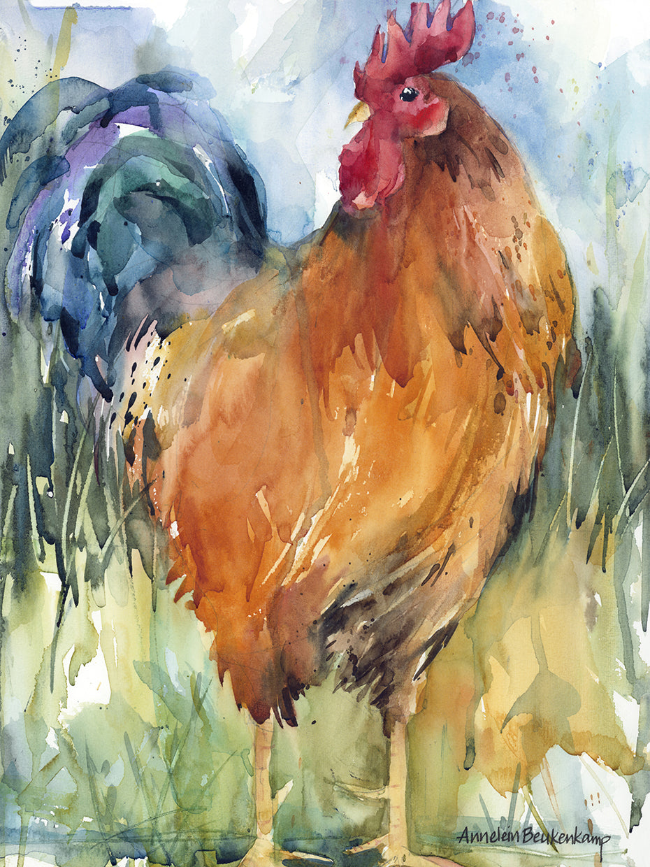 Free Range by Annelein Beukenkamp art work on canvas or framed canvas prints