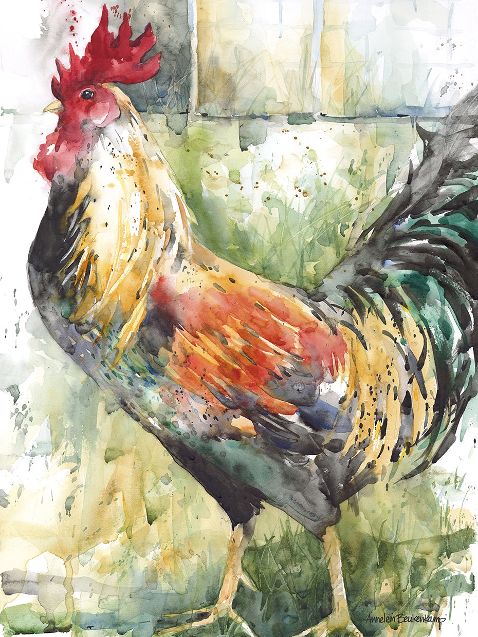 Green And Gold by Annelein Beukenkamp art work on canvas or framed canvas prints