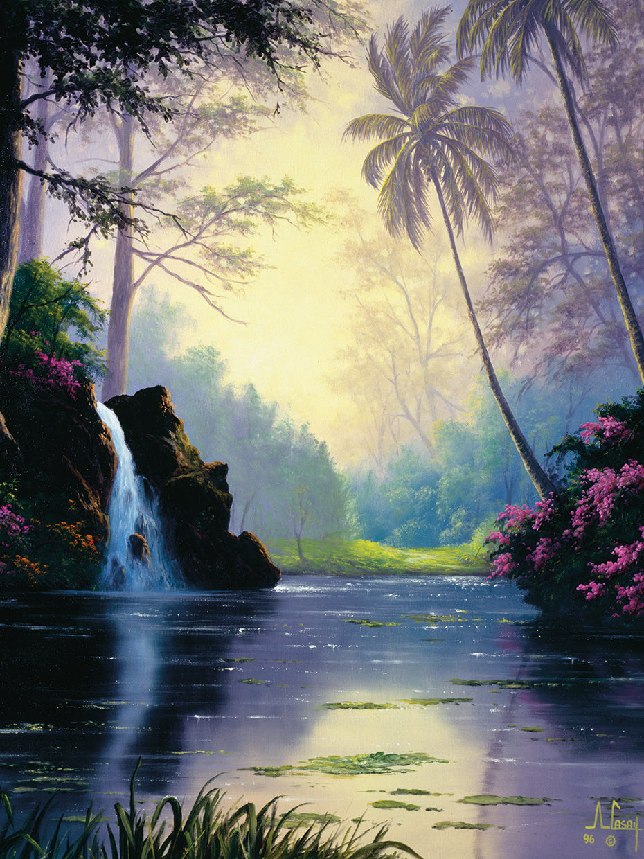 Waterfall at the Lake