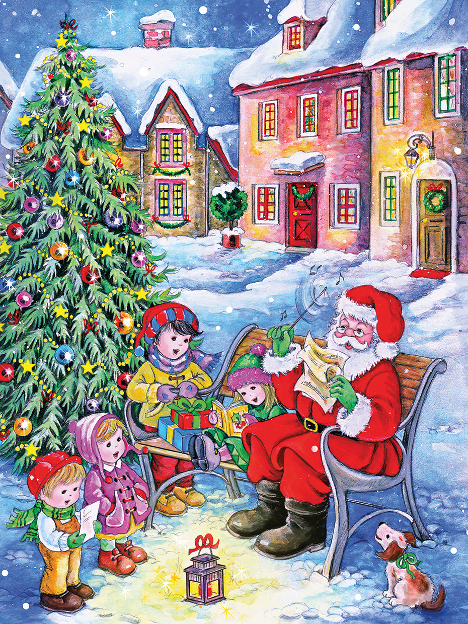 Singing on Christmas Eve