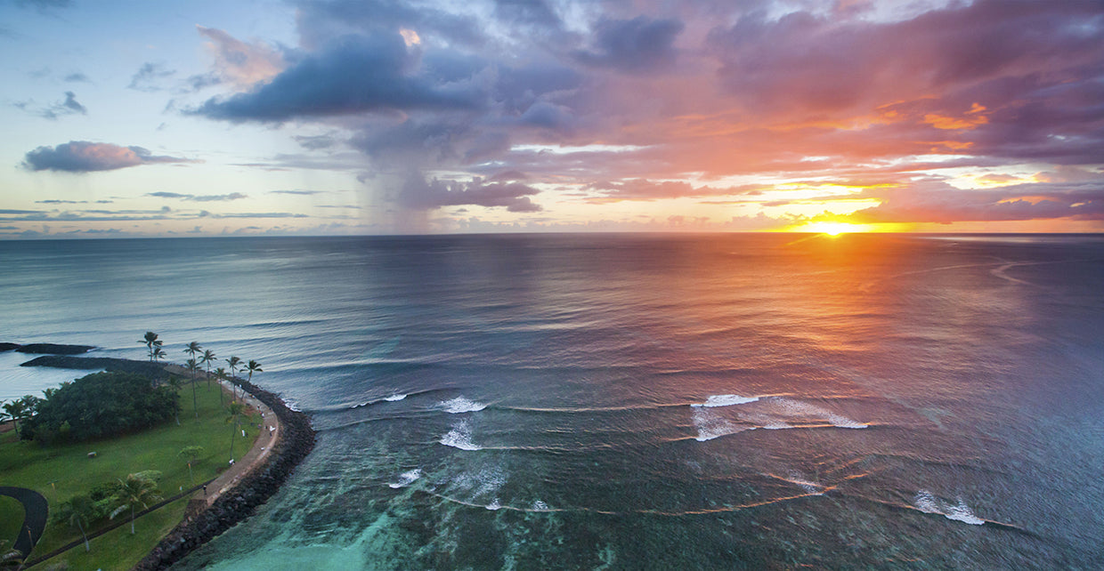 Magic Island Sunset Wide