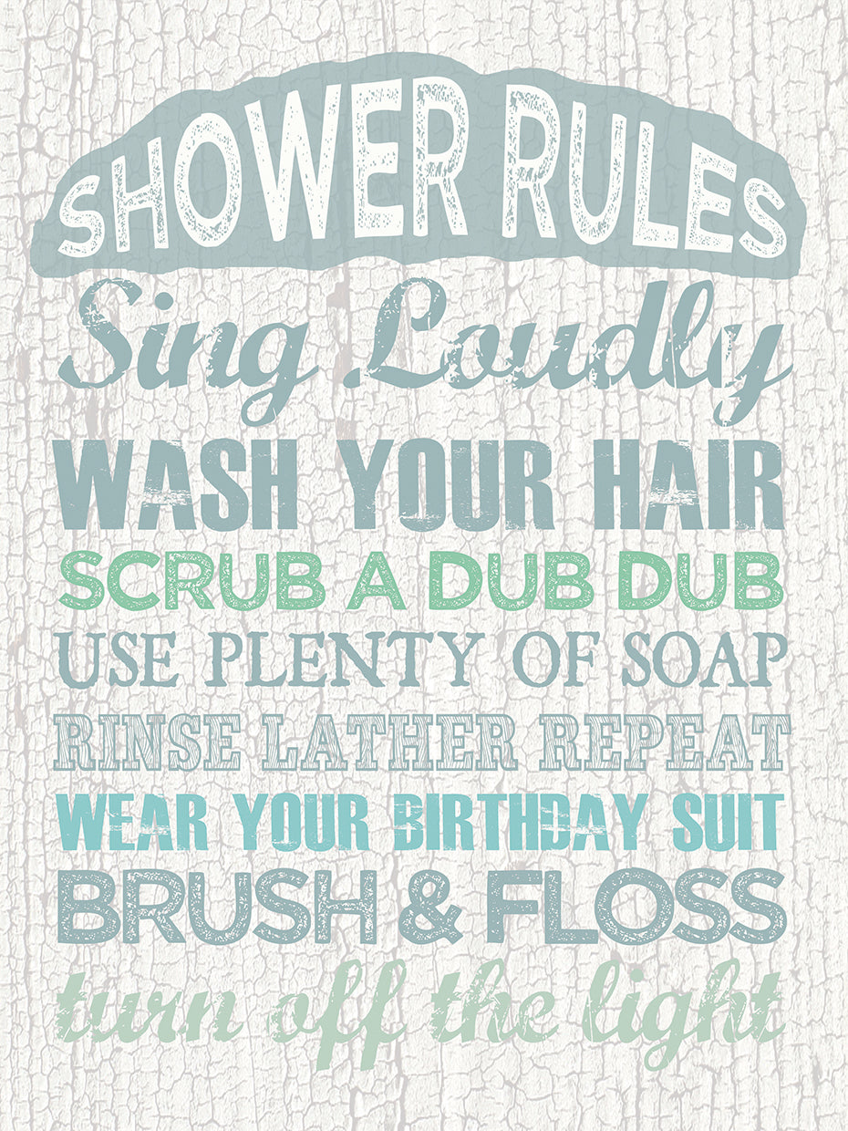 Shower Rules