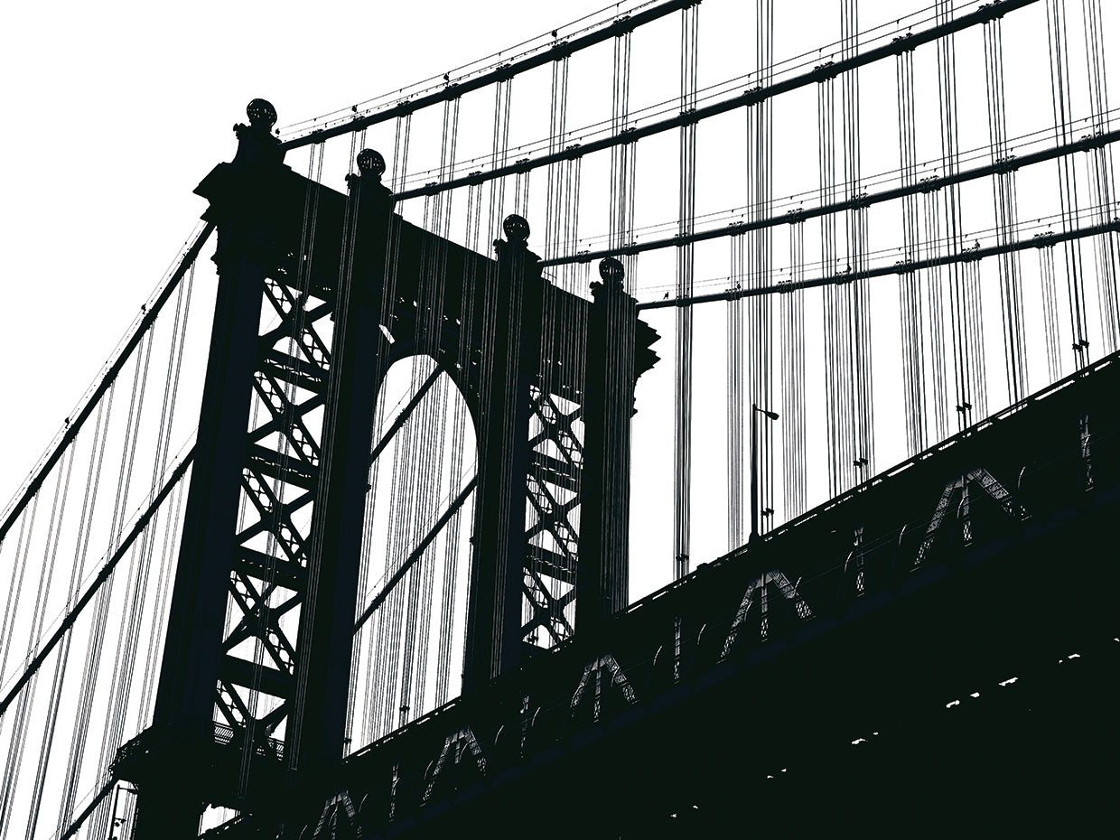 Manhattan Bridge Silhouette