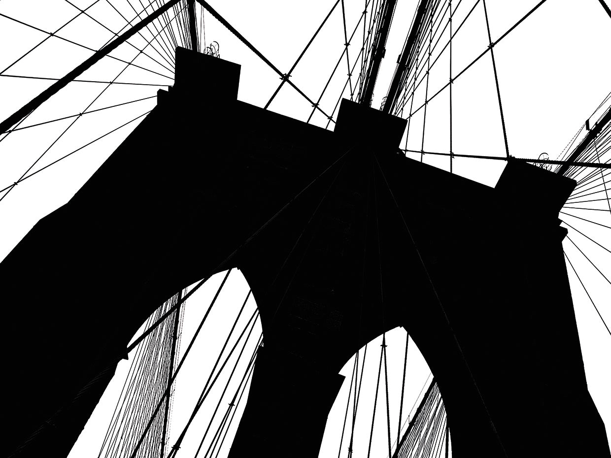 Brooklyn Bridge Silhouette