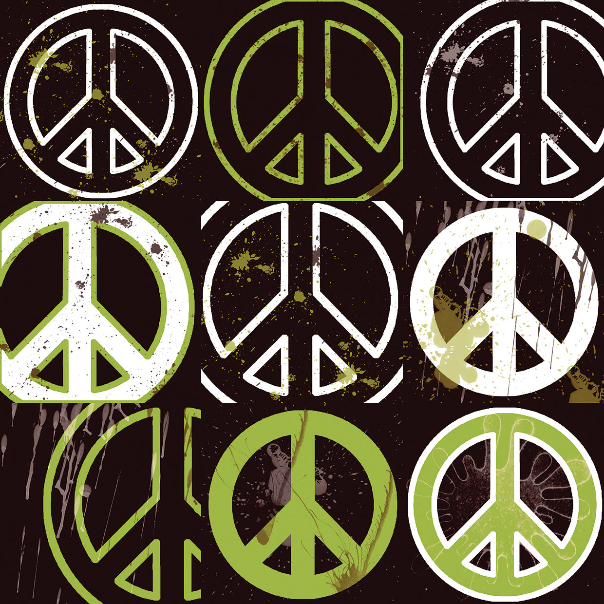 Peace Mantra Green