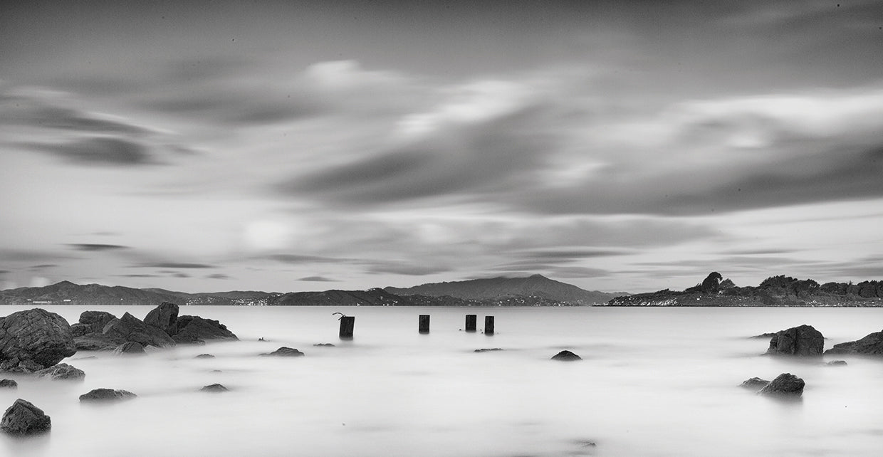 Four Pilings and Mount Tam