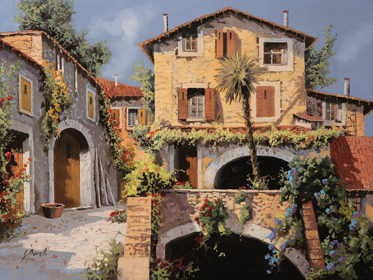 Cuadro Le Casa e la Palma