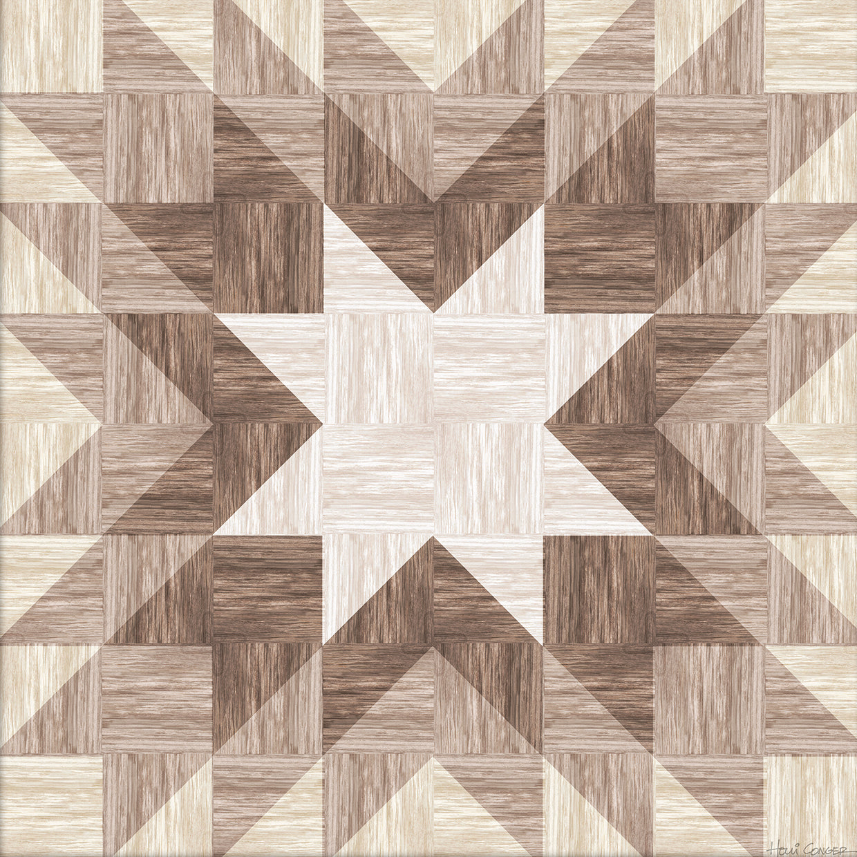 Barn Quilt Weathered 2