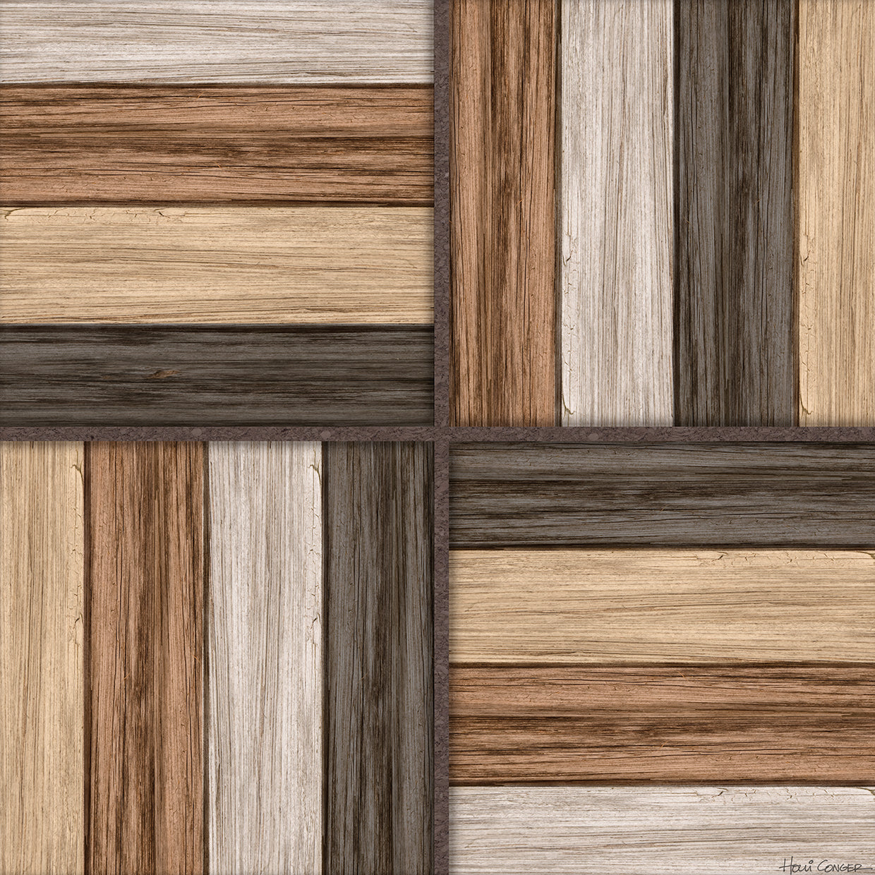 Barn Quilt Weathered 3