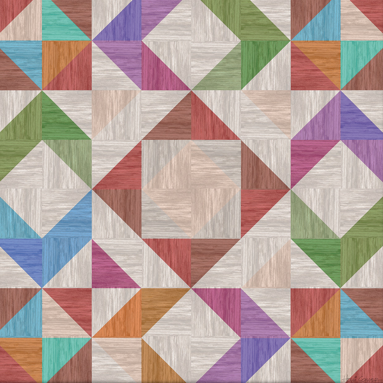 Barn Quilt Weathered 5