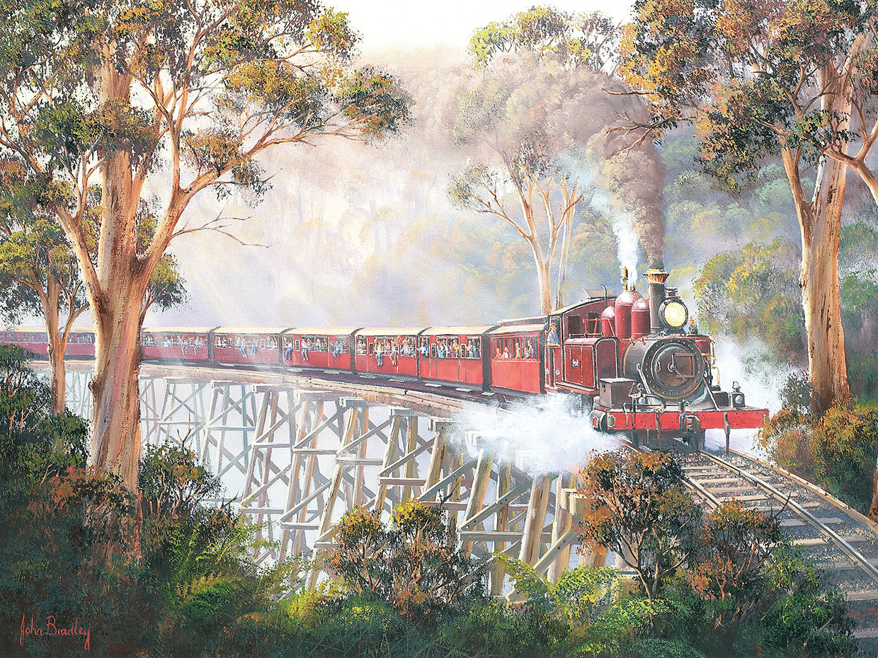 Misty Morning - Arte de la lona de Belgrave