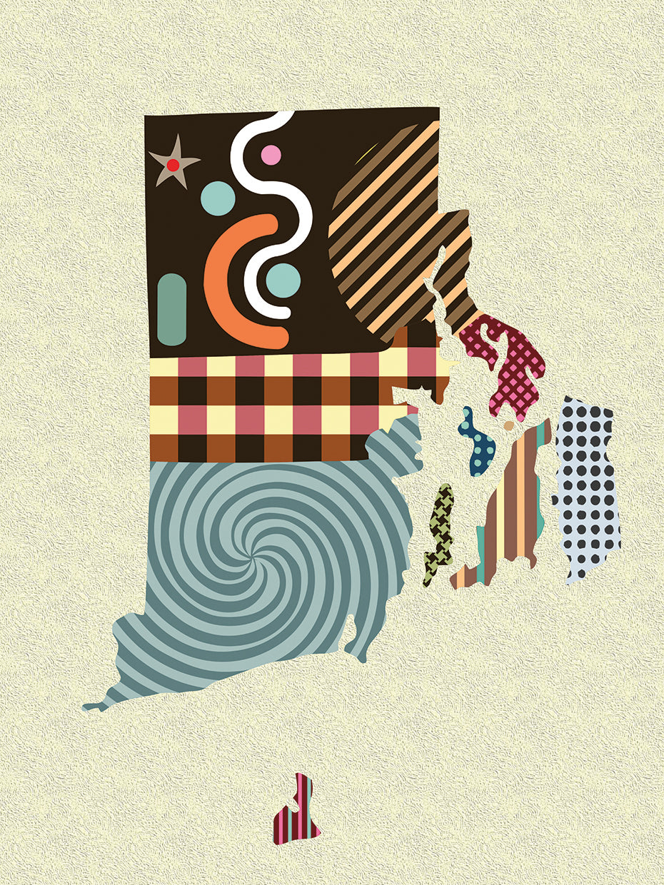 Rhode Island State Map