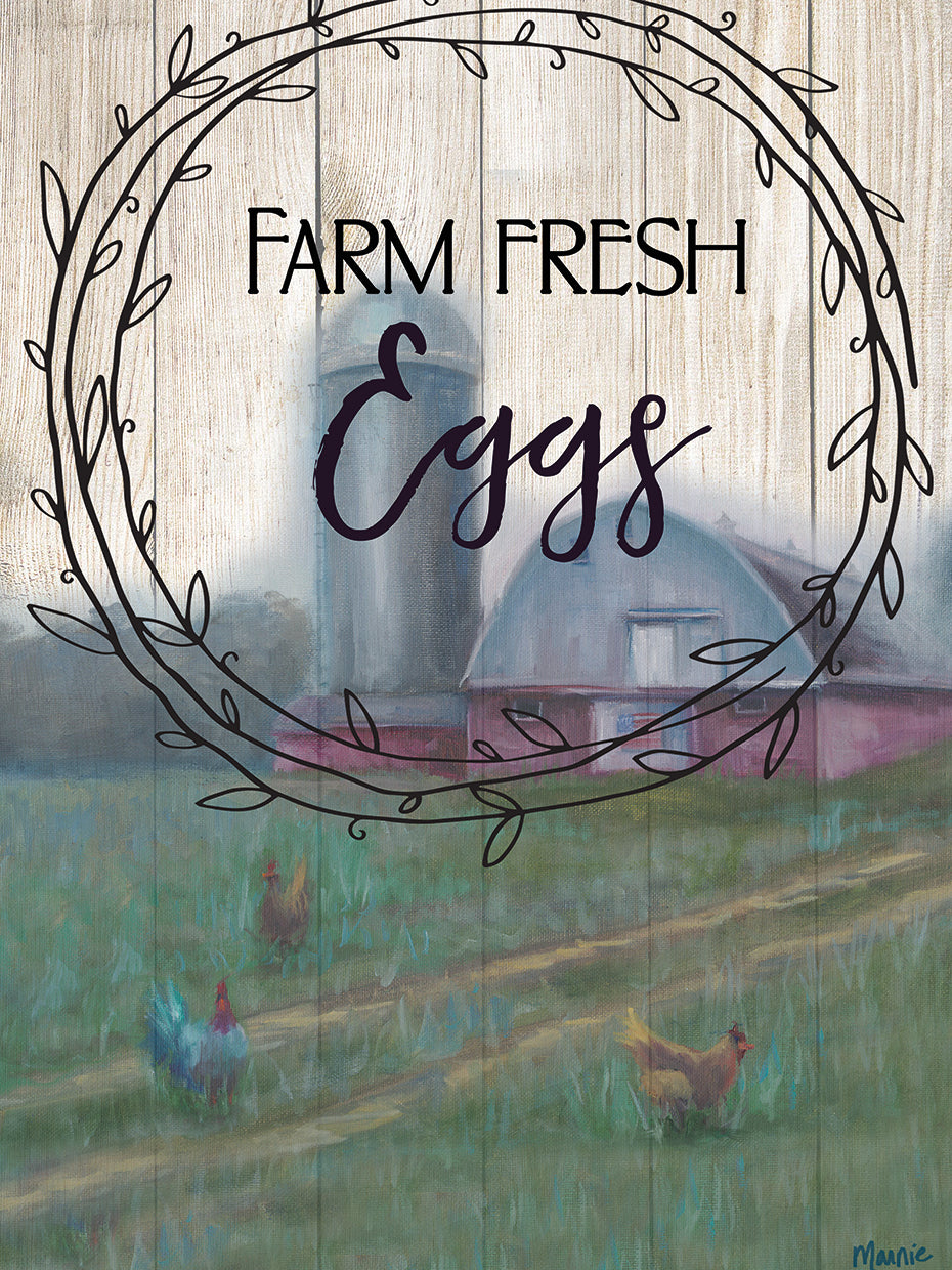 Farm Fresh Eggs-Circle