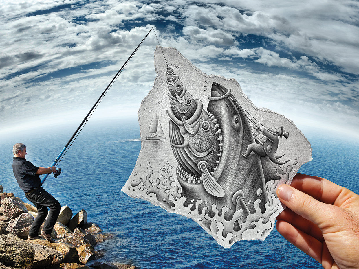 Pencil Vs Camera 59 - Scary Shark