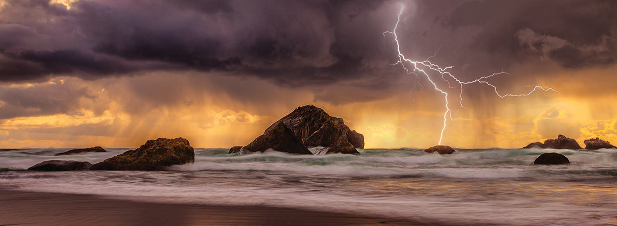 Storm At Face Rock1