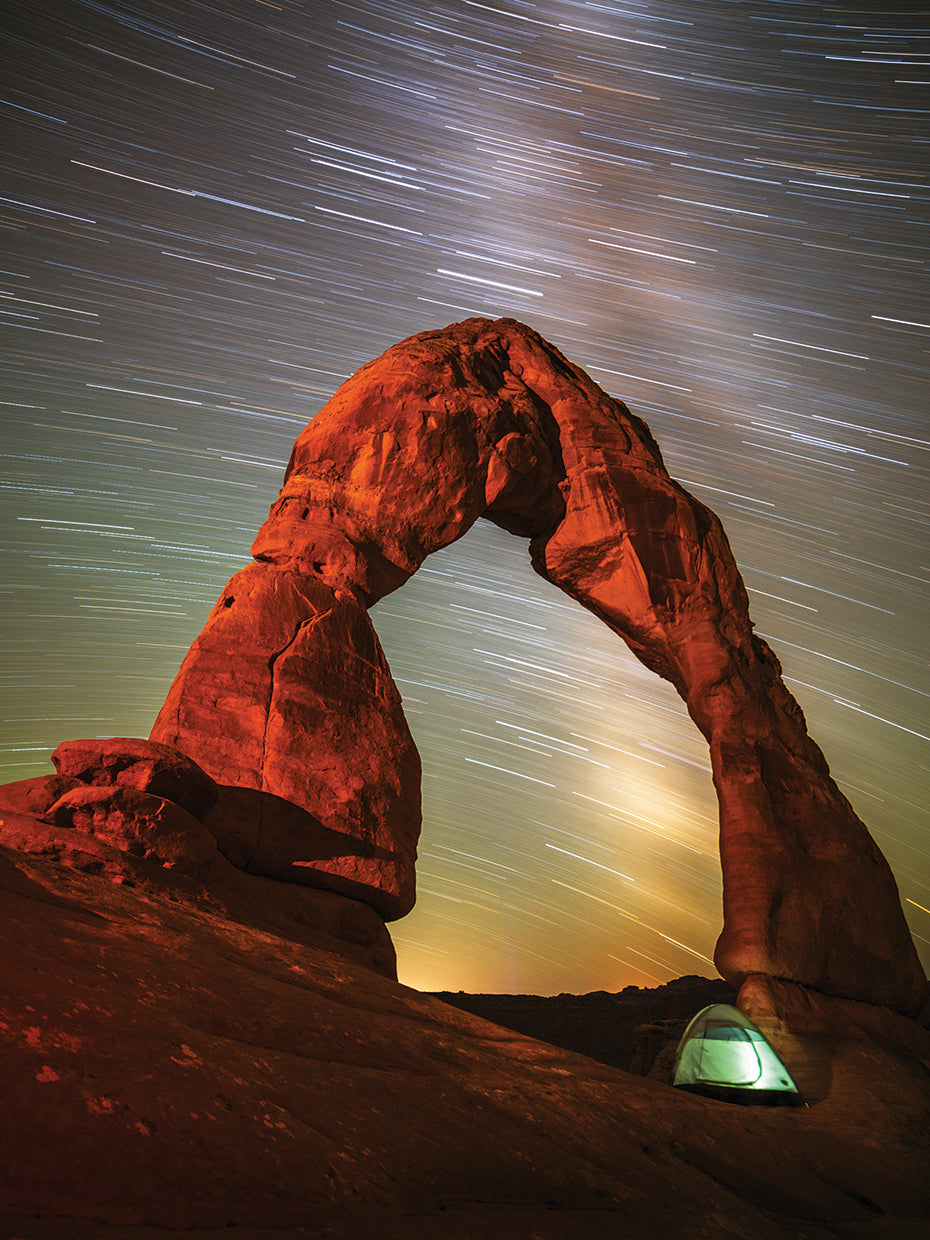 Delicate Arch Star Trails