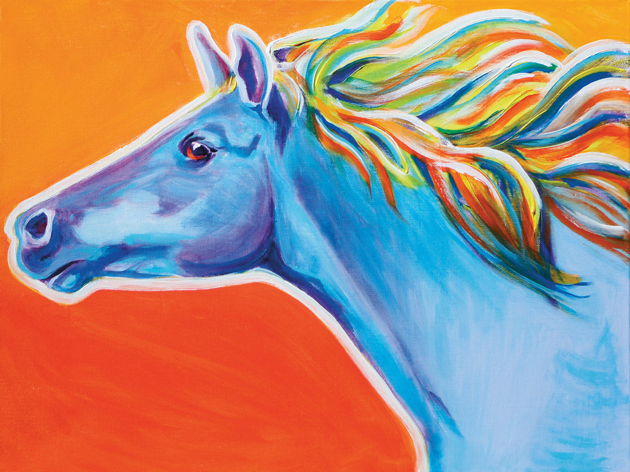 Caballo como el viento Lienzo