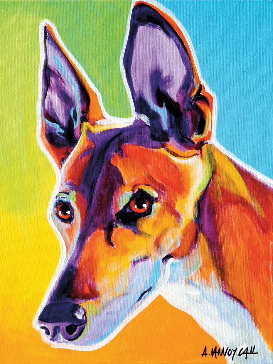 Perro faraón linus Lienzo