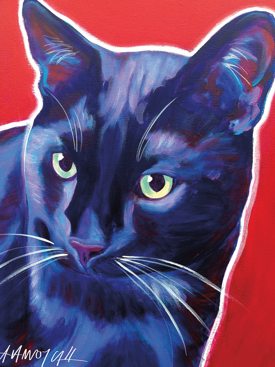 Gato Caleb Lienzo