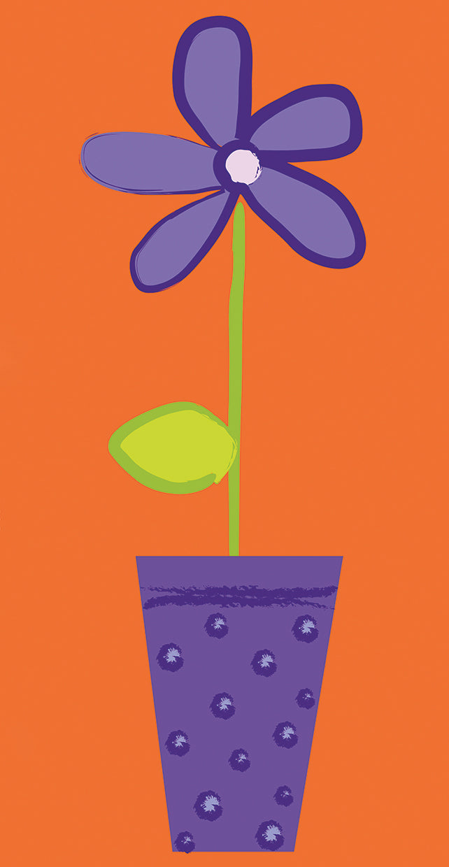 Purple Flower Doodle