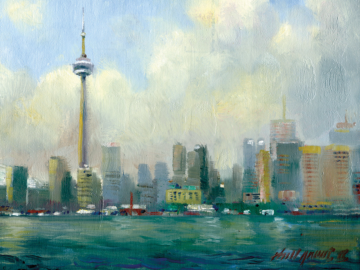 Torre CN, arte de la lona de Toronto