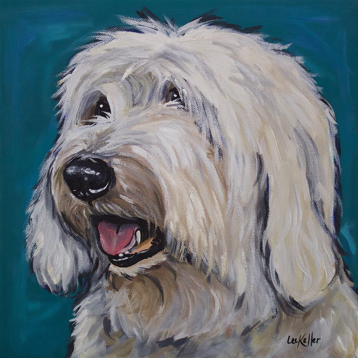 Old English Sheep Dog Rooney Teal