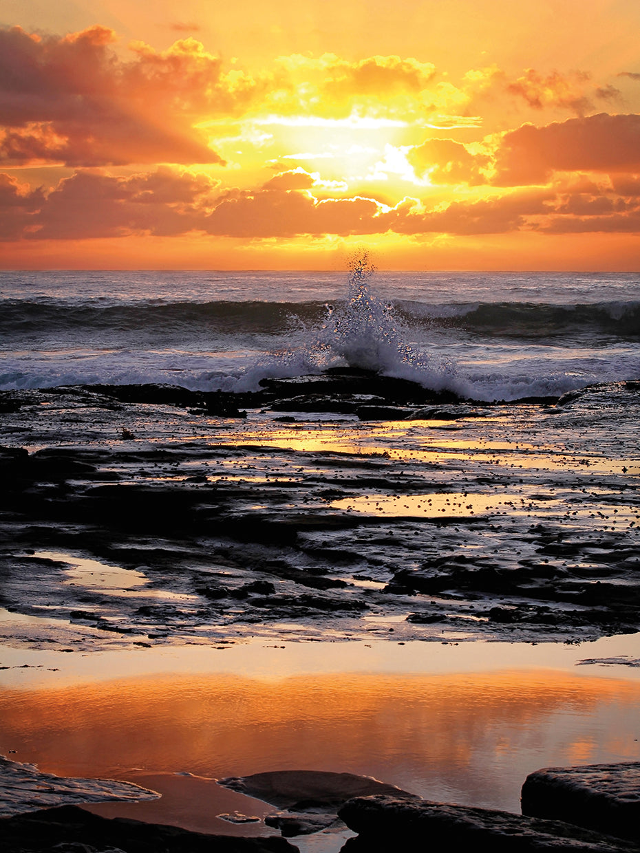 Splash at Sunset