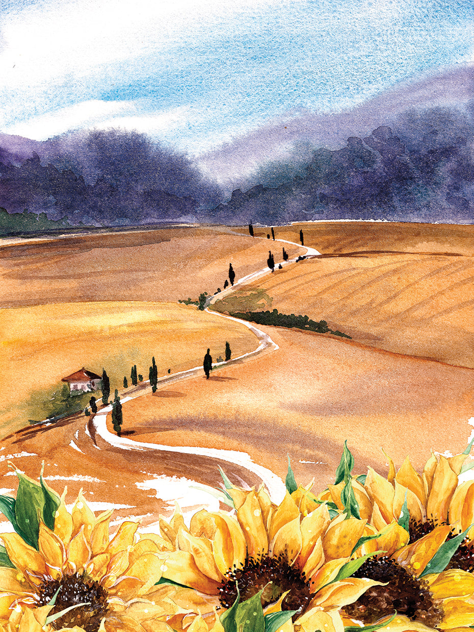 Sunflowers in Tuscany