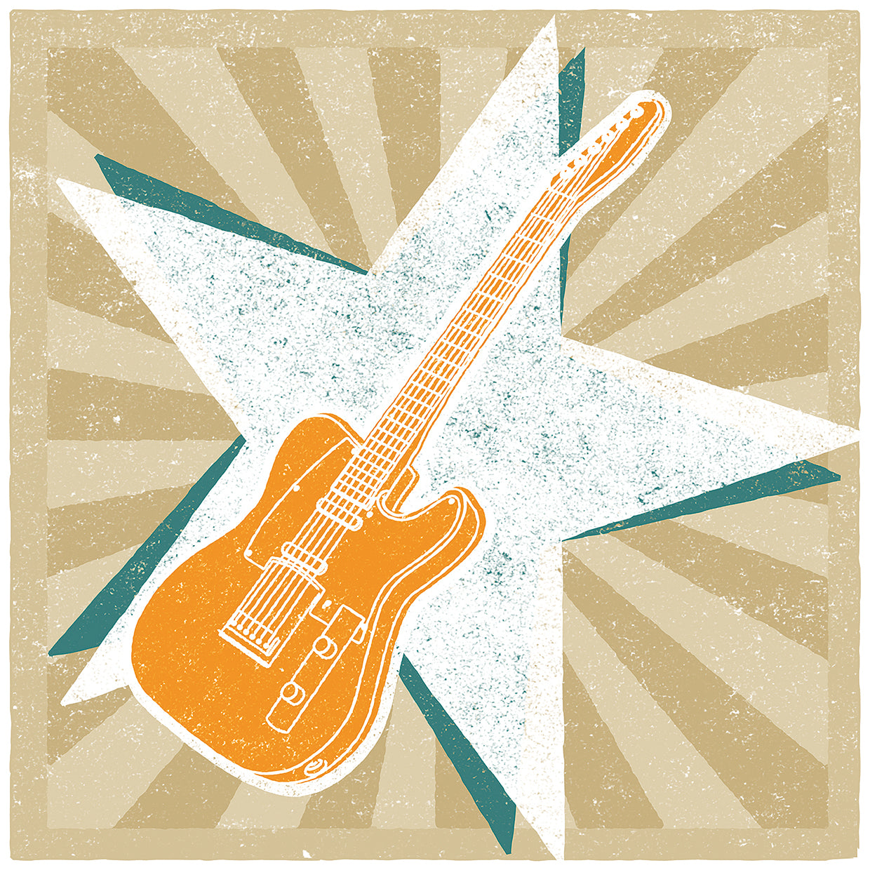 Guitar No. 1 Carnival Style