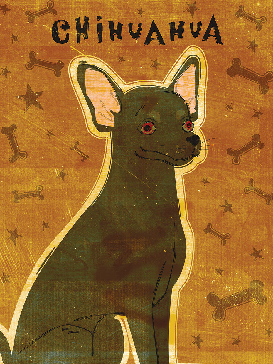 Chihuahua (negro) Lienzo