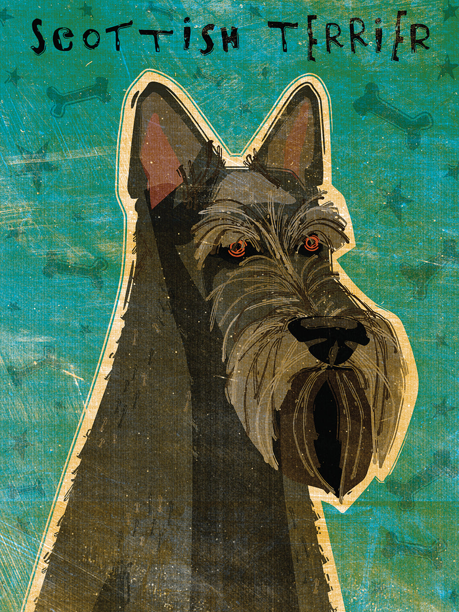 Terrier escocés Lienzo