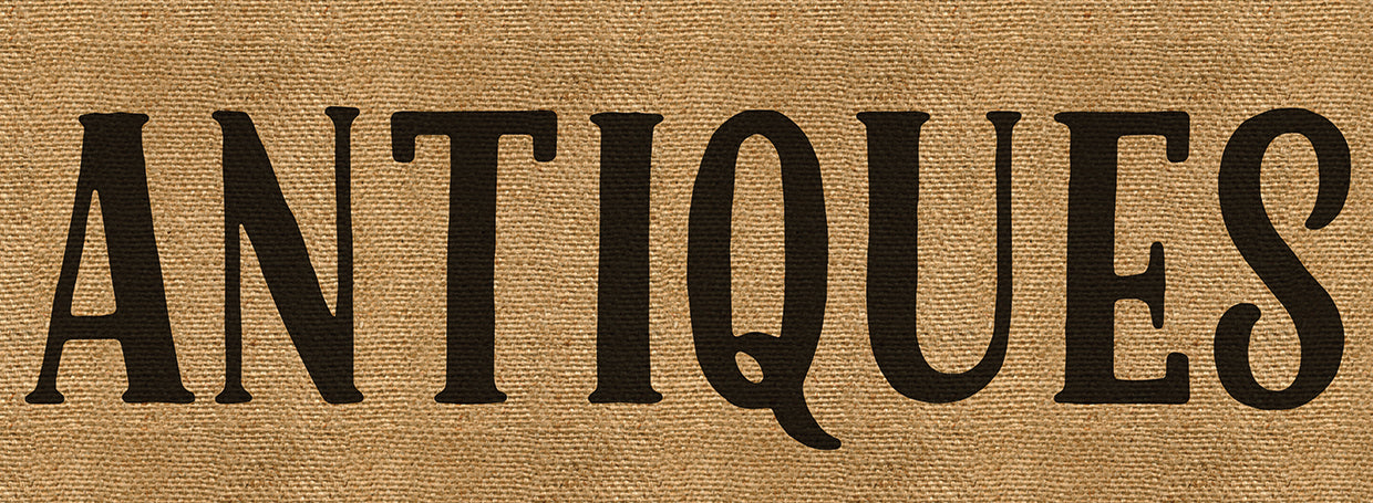 Antiques Burlap