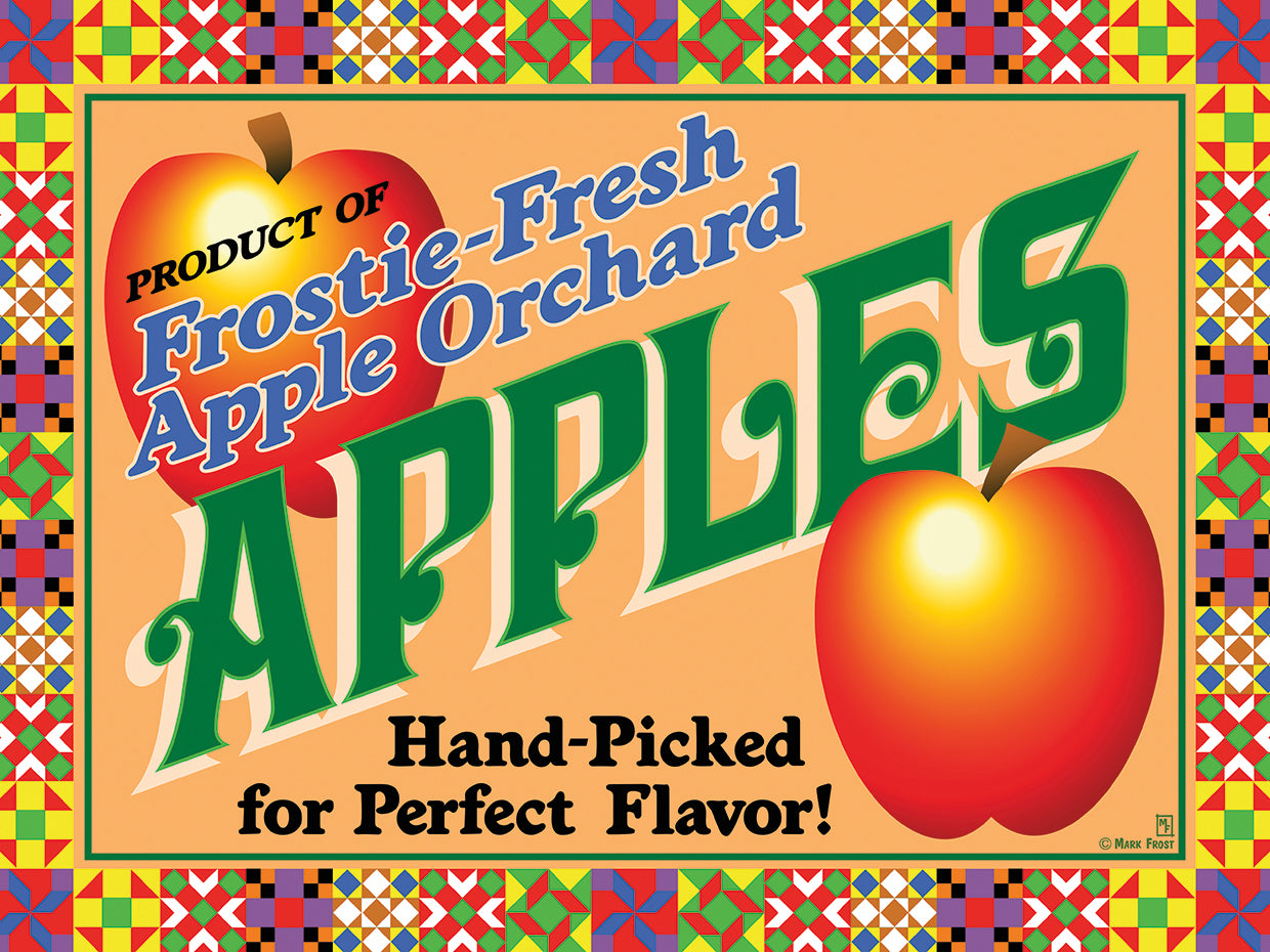 Apple Crate Label