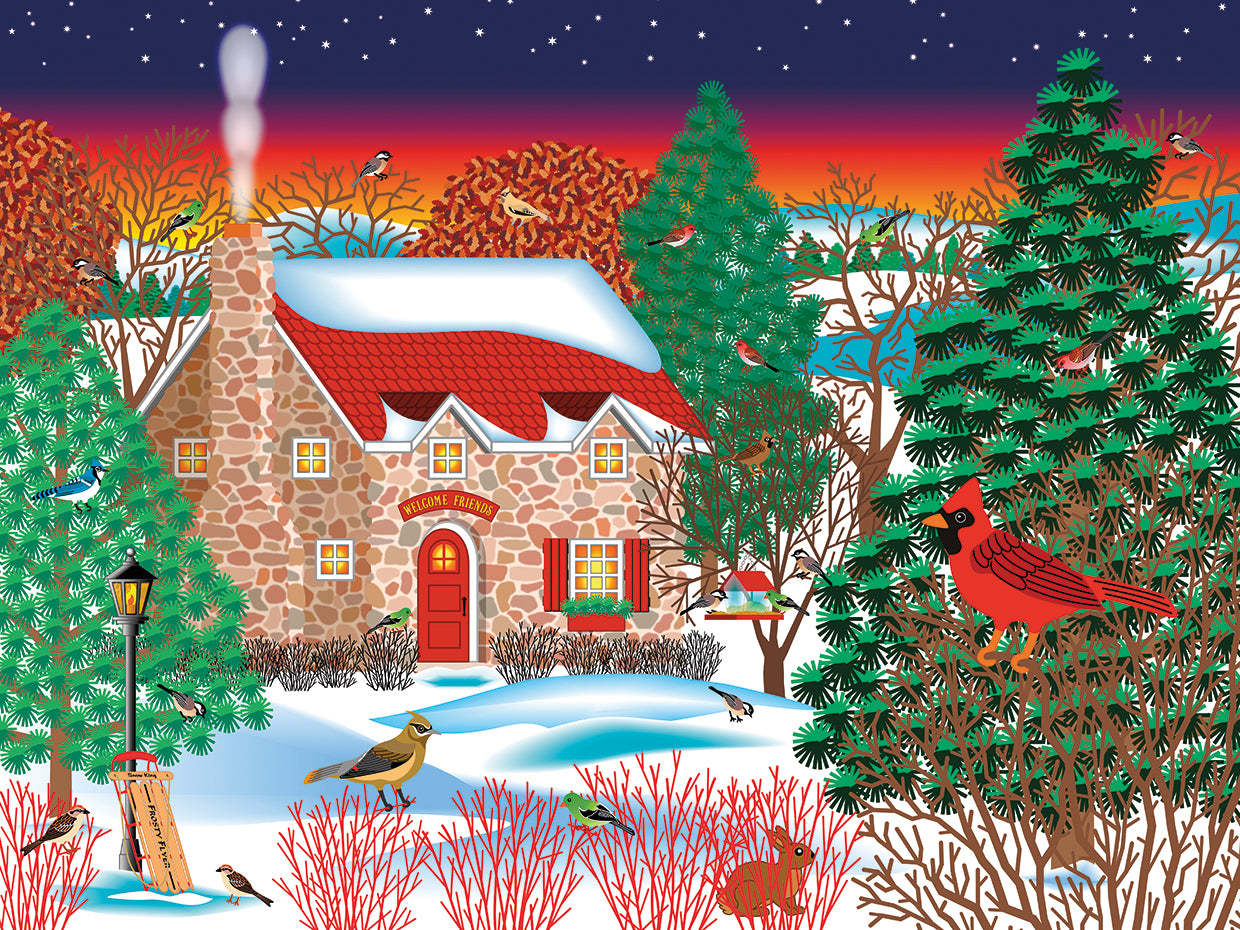 Stone Cottage Winter