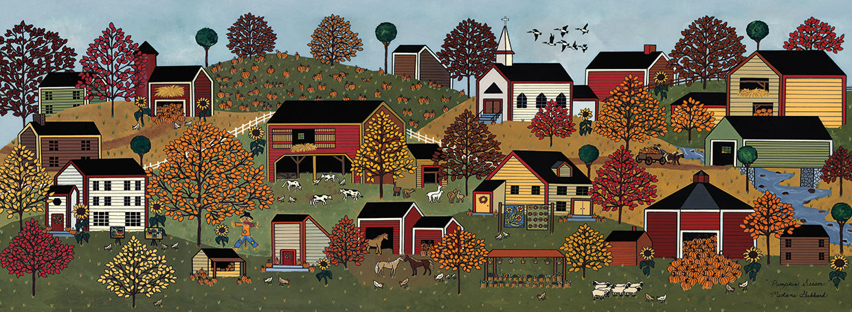 Pumpkin Season Blue Sky