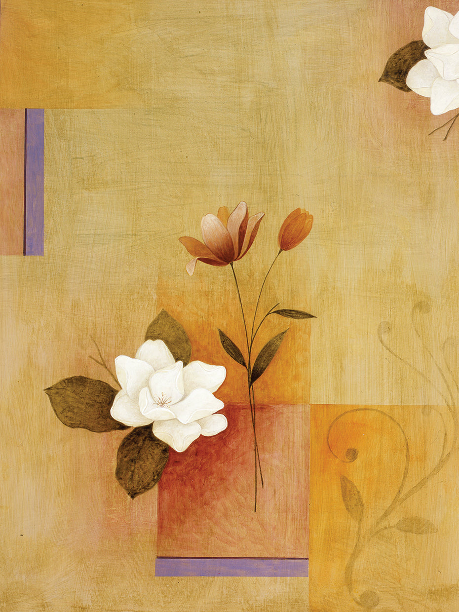 Geometric Shapes and Flowers # 12