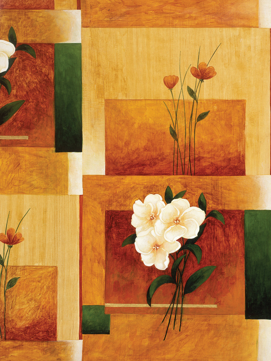 Geometric Shapes and Flowers # 16