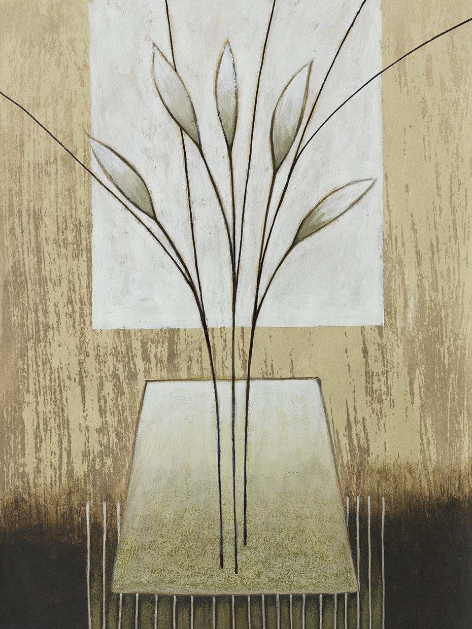 Abstract Leaves on Vase # 2