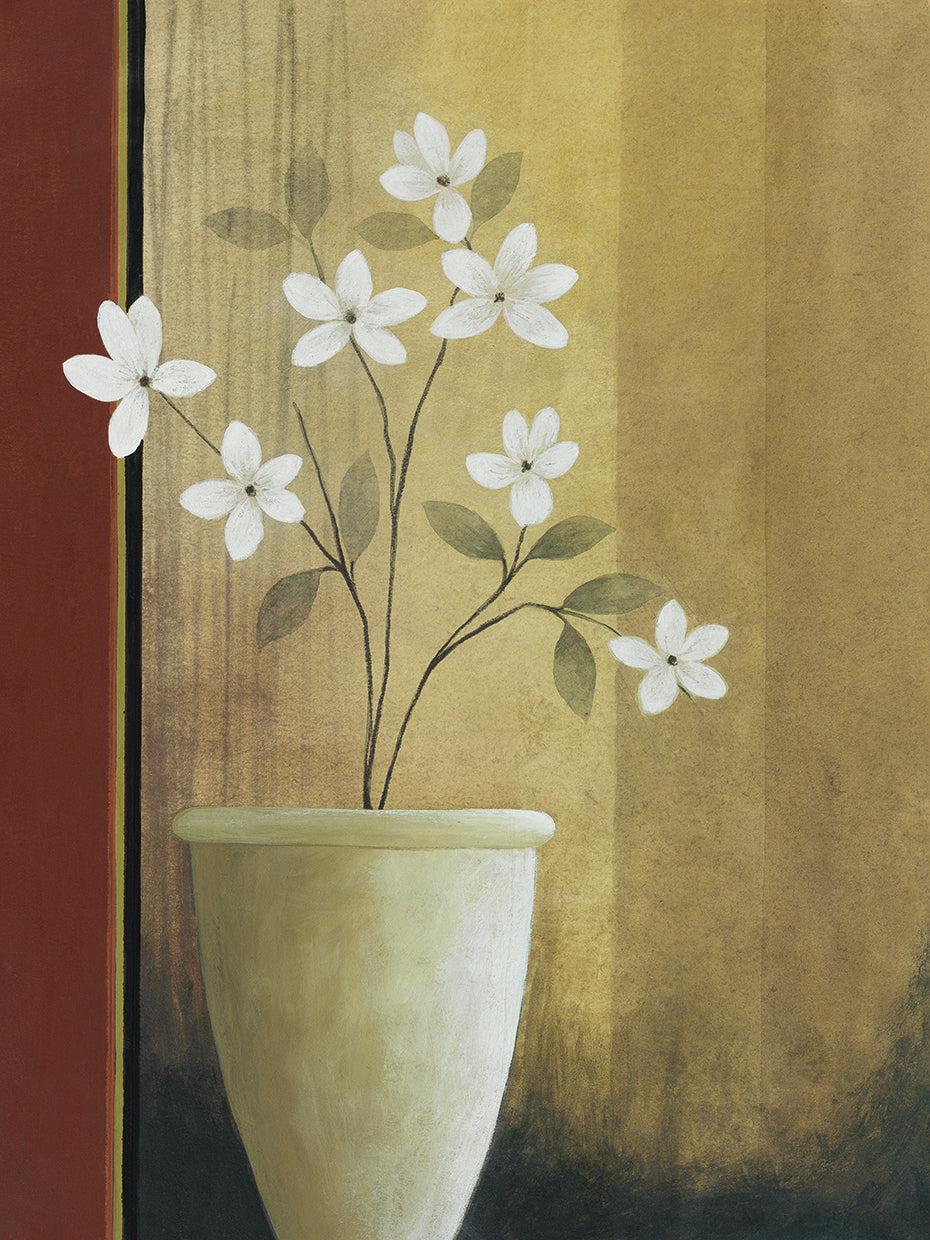 White Flowers and Vessel # 3