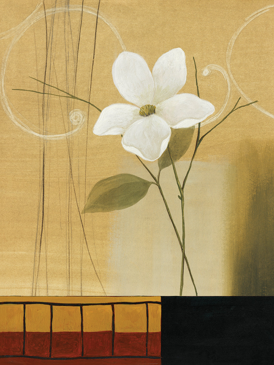 Abstract White Flower