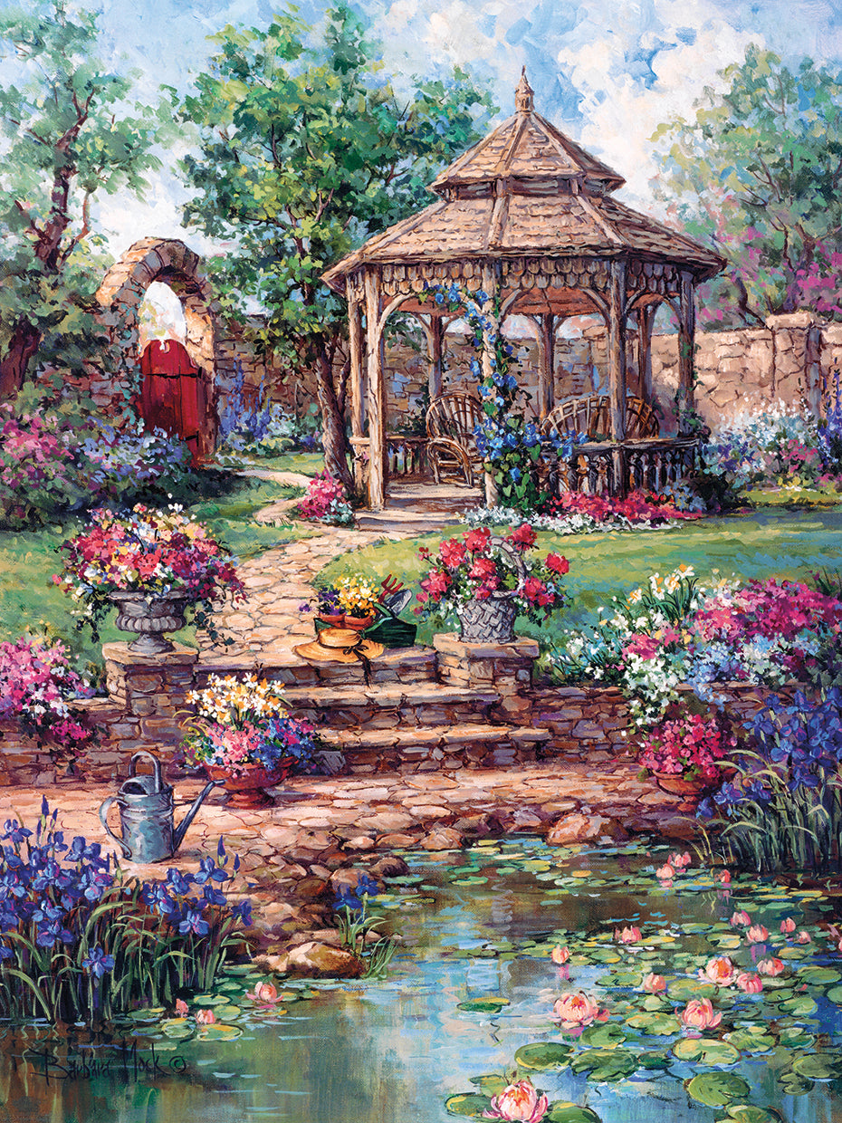 Red Garden Gate
