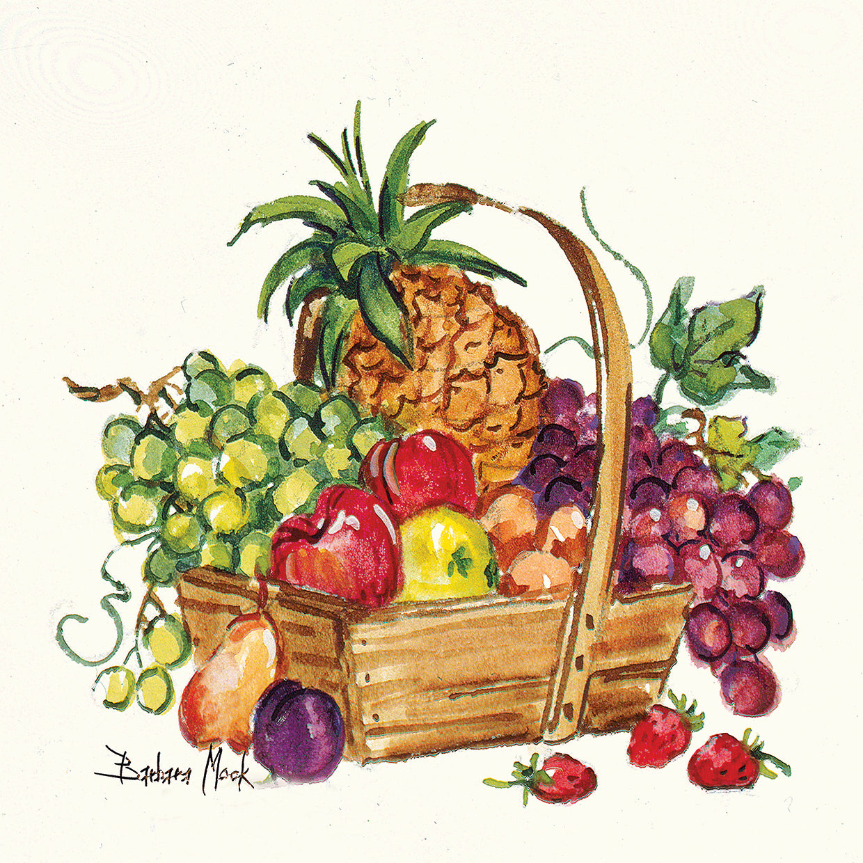 Pineapple and Fruit Basket