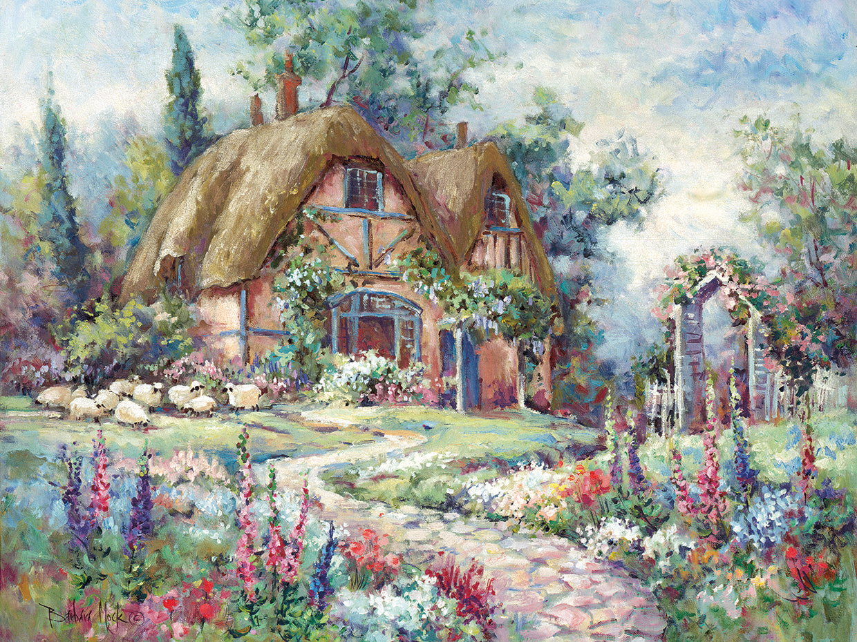 Cabaña en Byers Green Canvas Art