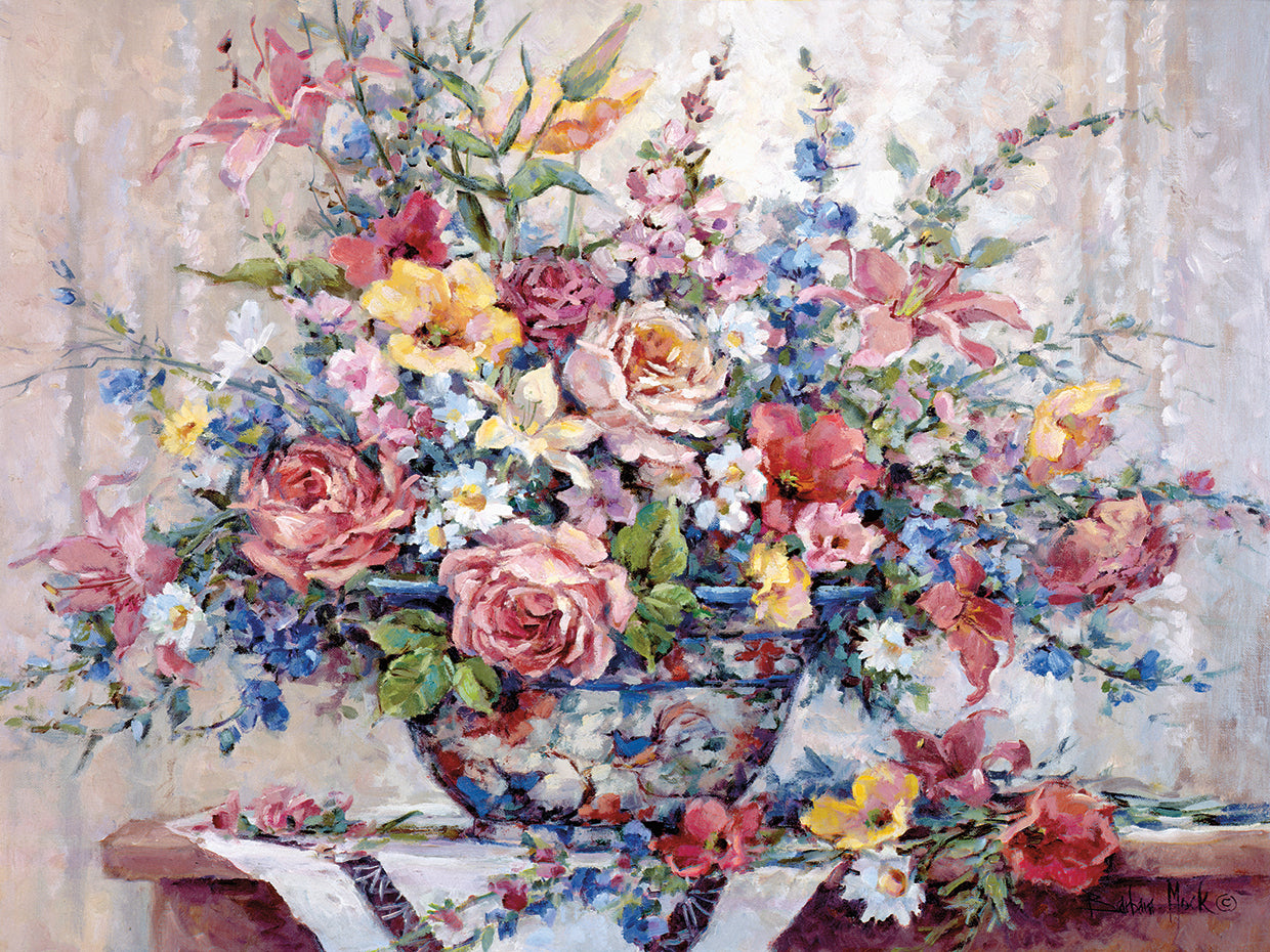 Arte de la lona de la gloria del jardín