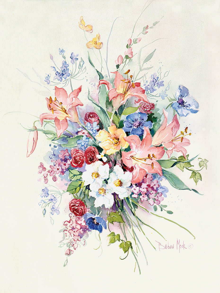 Arte de la lona del ramo de la primavera