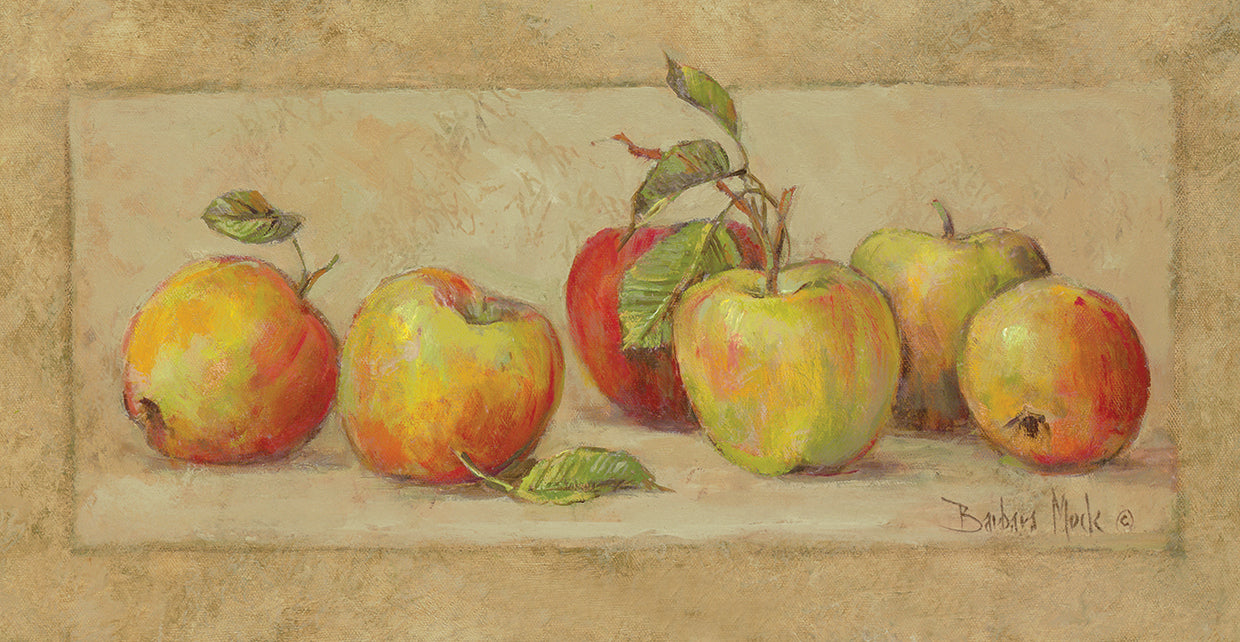 Arte de la lona del fresco de la manzana