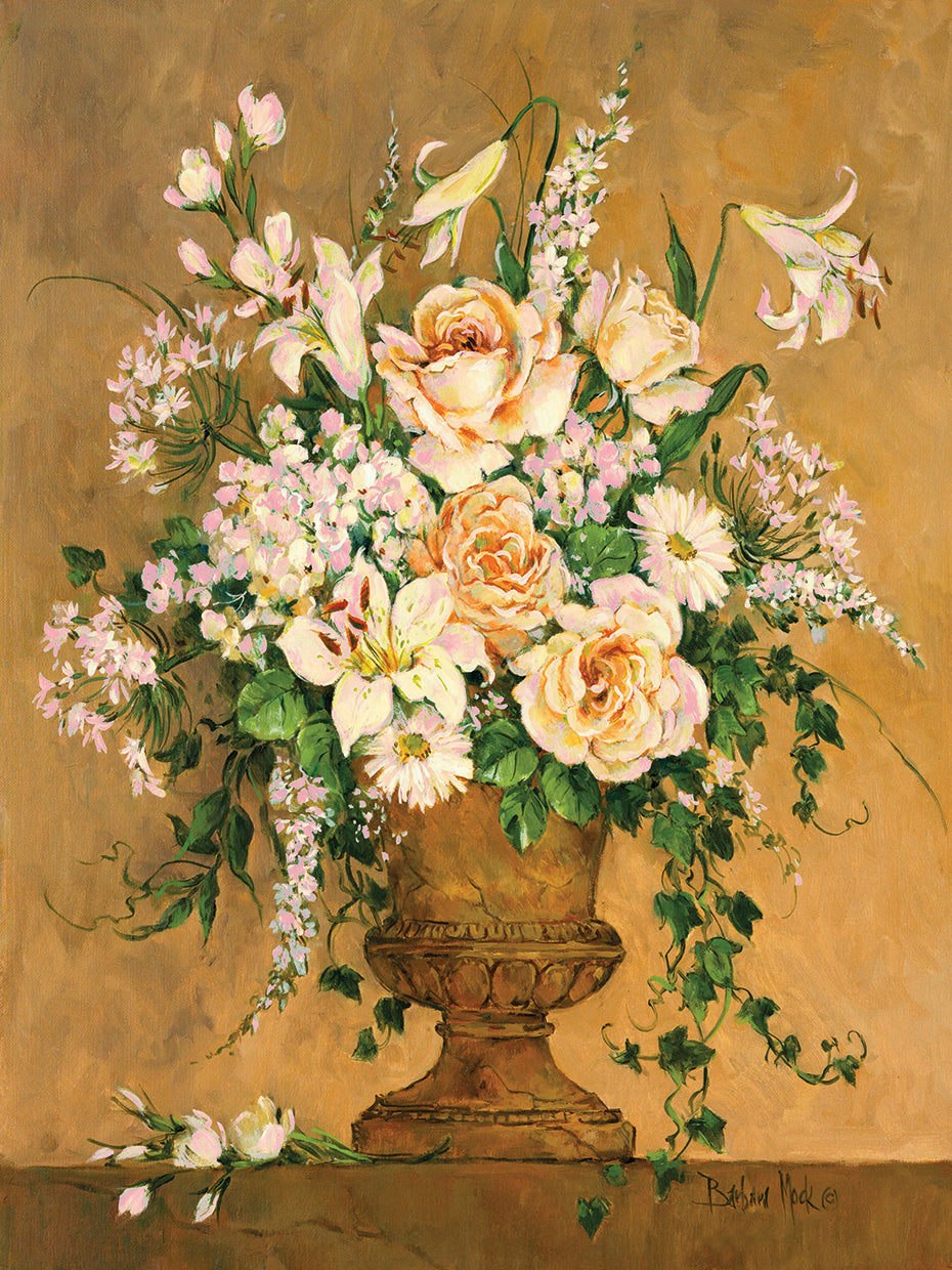 Arte floral del sur de la lona