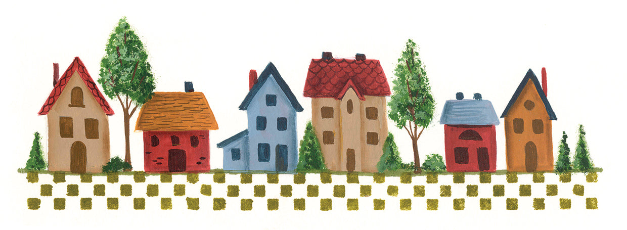 Row Of Houses On The Street