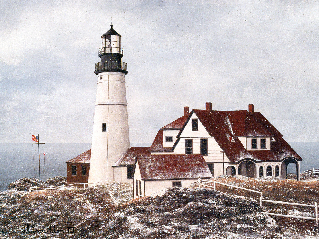 Winter At Portland Head