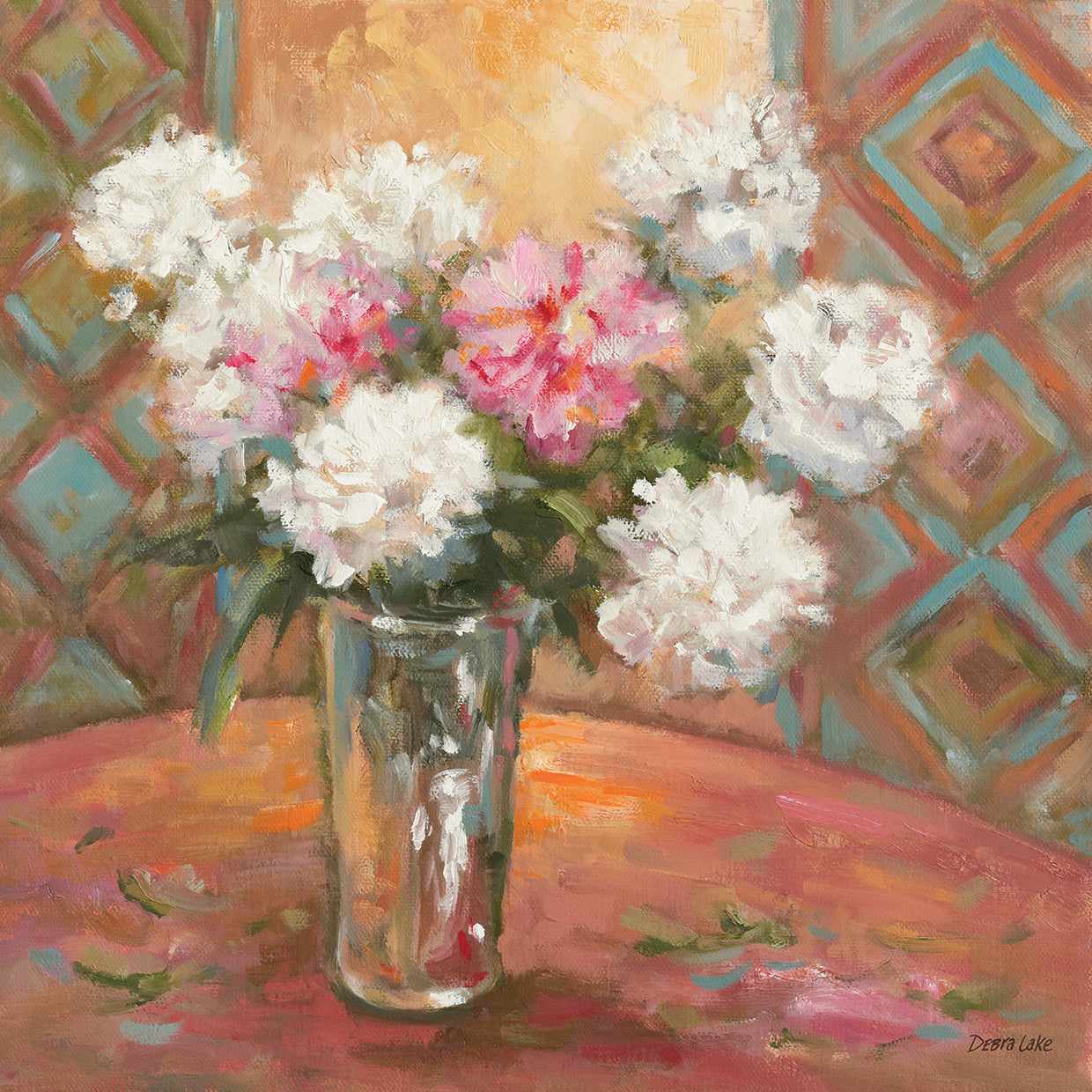 Flores de verano 1 Arte de la lona